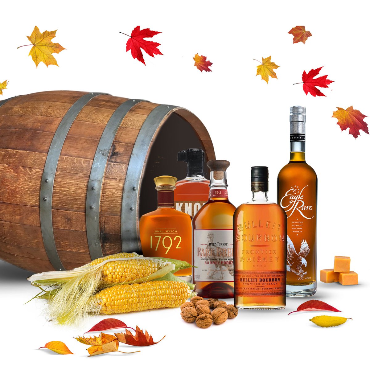 Hops2Go's tweet image. This is what we call a "Kentucky Cornucopia". Which bottle would you pick? #Bourbon #Thanksgiving #Hops2go