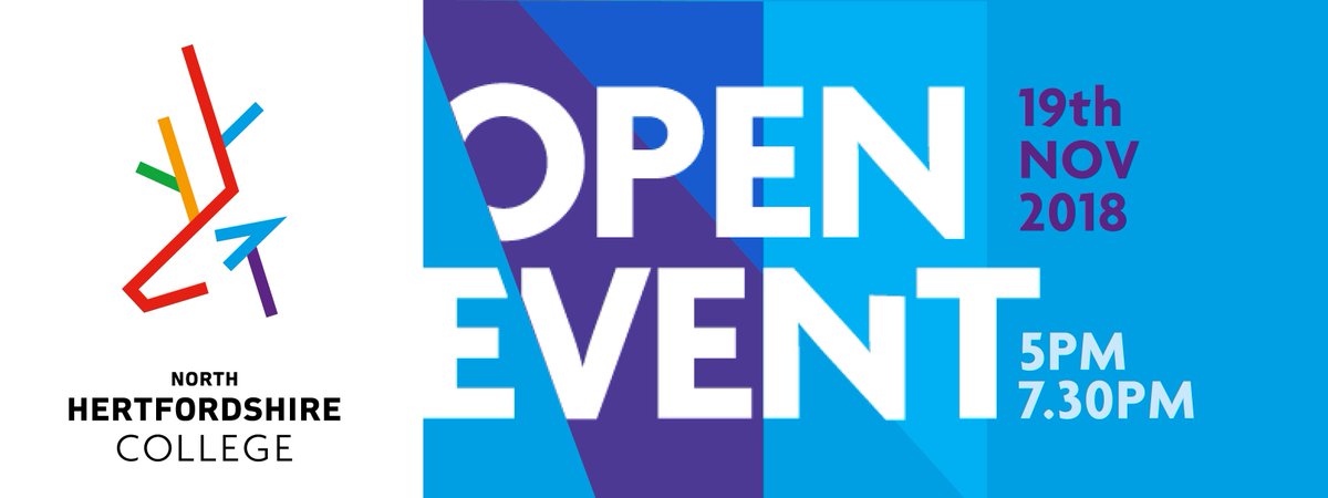 N_HertsCollege's tweet photo. Our next open event is on the 19th November. See the details here https://t.co/1tDLyKCwbL https://t.co/rWG6YdGzfK