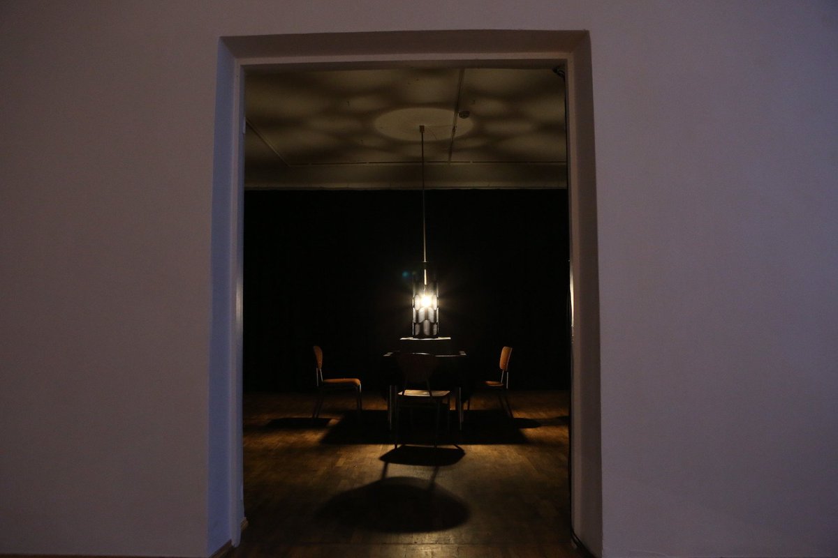 TartuValgus's tweet photo. Until this Sunday (18.11) you can visit the festival's indoor art exhibition "Vacuum as a Mindset" at Tartu Art House. The subject of the exhibition is interaction between light as a metaphor and light as an illuminating impulse. B. Gysin's Dreamachine is there too. @TartuValgus https://t.co/hKaaJUuvAH