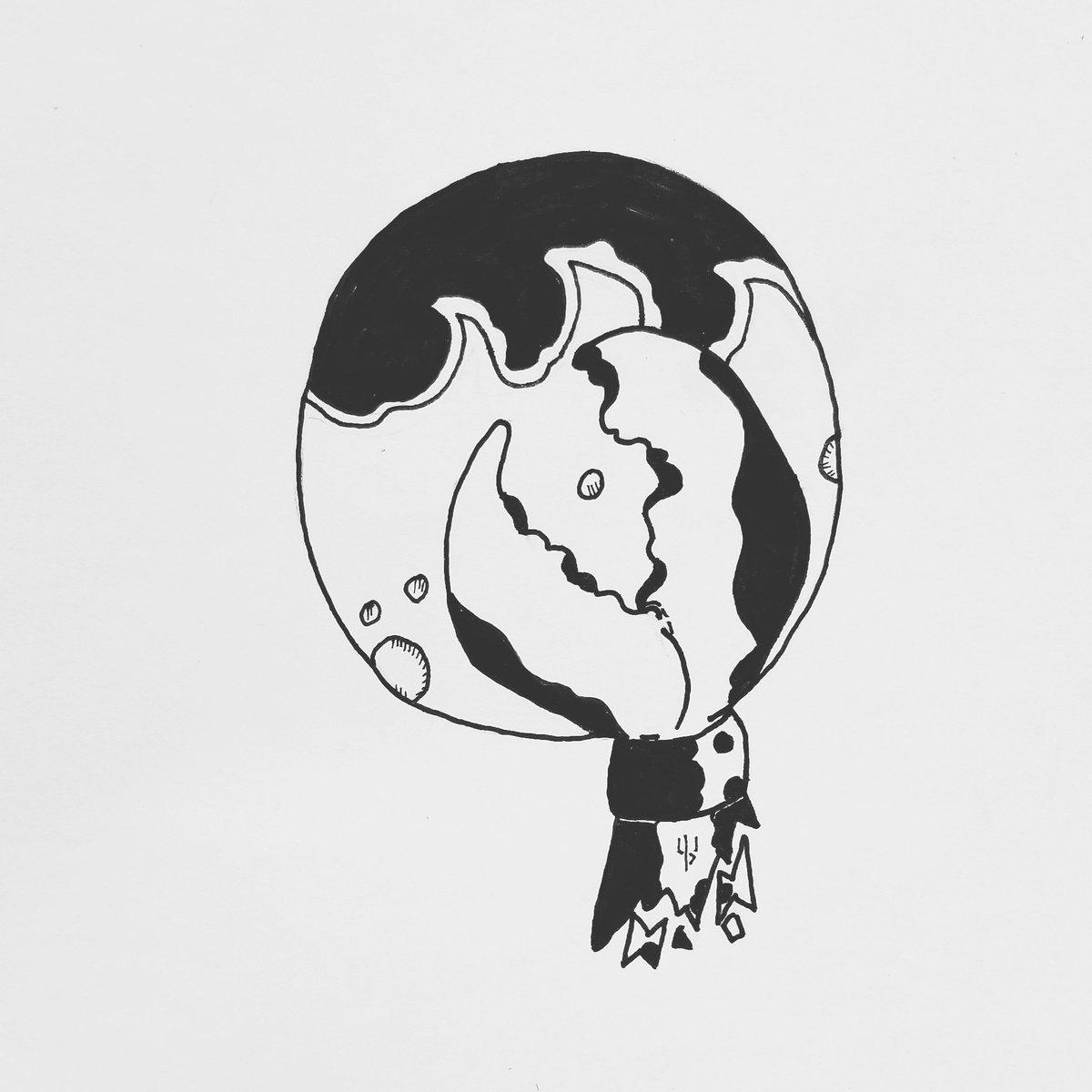MagniMorbid's tweet photo. From below, he feeds #crab #kraken #monster #art #artist #ink #inkd #tattoo #tattooidea #sea #ocean #heavyink #blackandwhite https://t.co/FyunGQFr1I