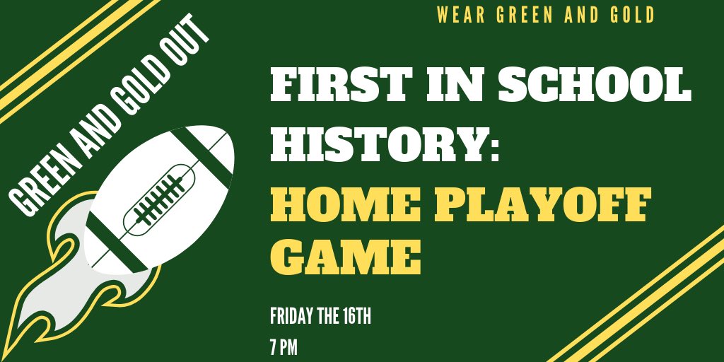 #MakeThemBelieve 
SHOW OUT
EAGS VS. GARNER @HOME
WEAR GREEN AND GOLD