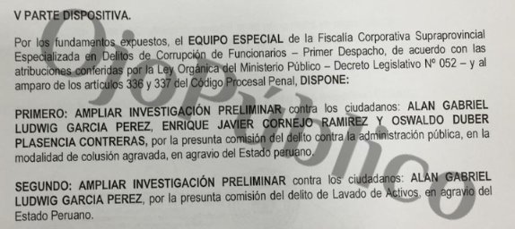 Ojo_Publico's tweet photo. #LoÚltimo Fiscalía amplia investigación preliminar contra el expresidente #AlanGarcía por los presuntos delitos de colusión agravada y lavado de dinero. https://t.co/dpPpg0qETG https://t.co/K7zztutxmq