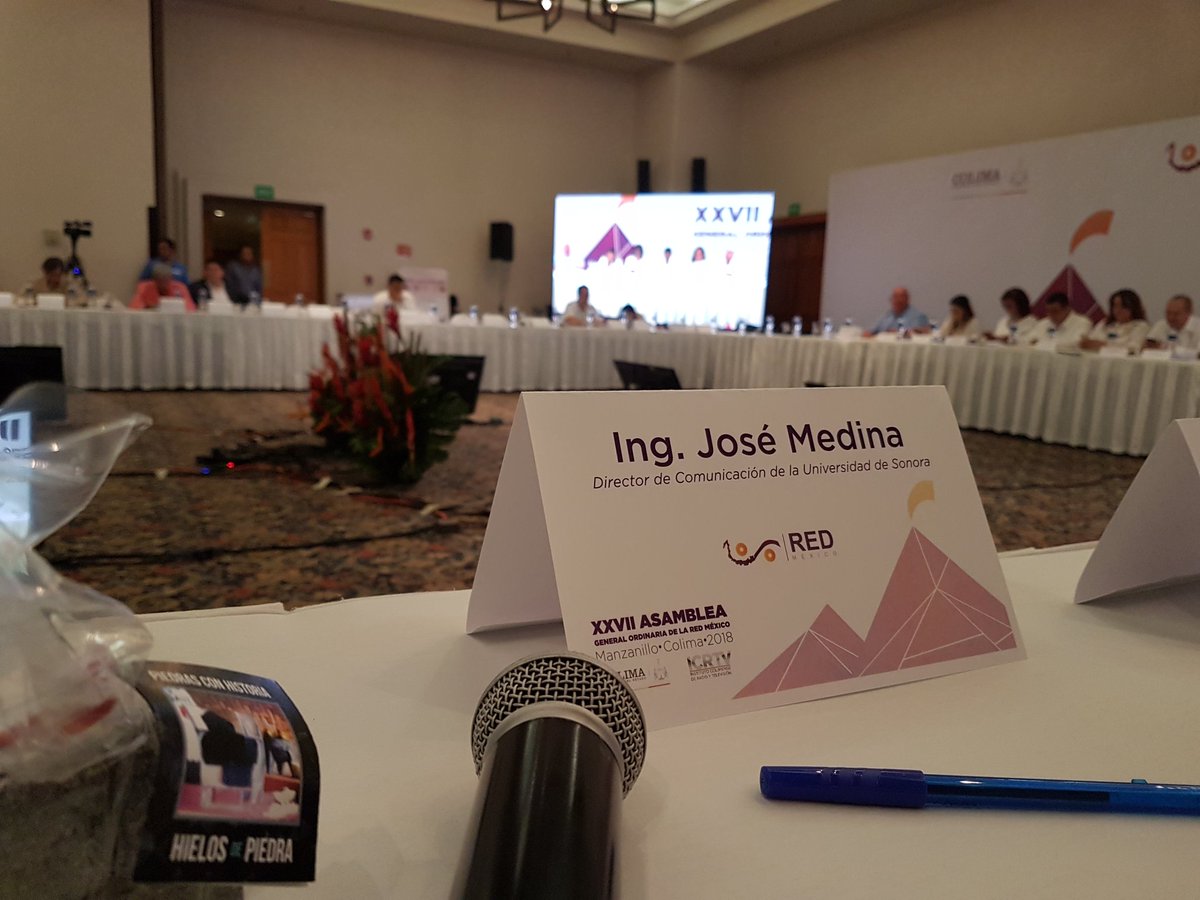 josefe31's tweet photo. Iniciando los trabajos de la XXVII Asamblea Gral Ordinaria #REDMEXICO, de la cual nuestra alma mater @SoyUnison @buhosunison es miembro...directores de TV y radios públicas y culturales del país presentes! https://t.co/F5tbH1QaGw