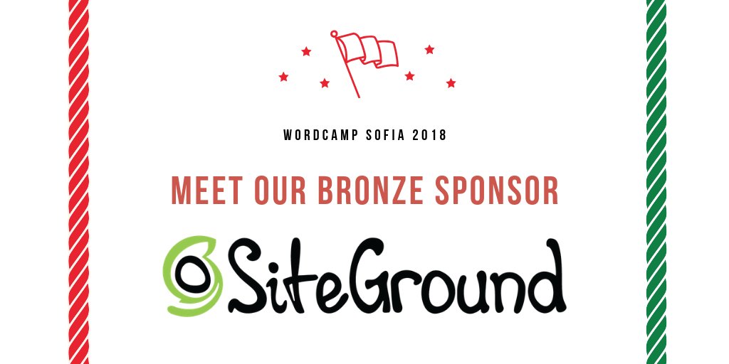 WordCampSofia's tweet photo. 📢Thank you @SiteGround for choosing to support WordCamp Sofia again❤️! If you want to find out more on this wonderful company and the #WordPress oriented services they offer, click here https://t.co/Od7R530Uy1 #WCSOF #WCSOF2018 #WPSponsors #Sponsorship #Events2018 #WordCamp https://t.co/qgDMczkKCO