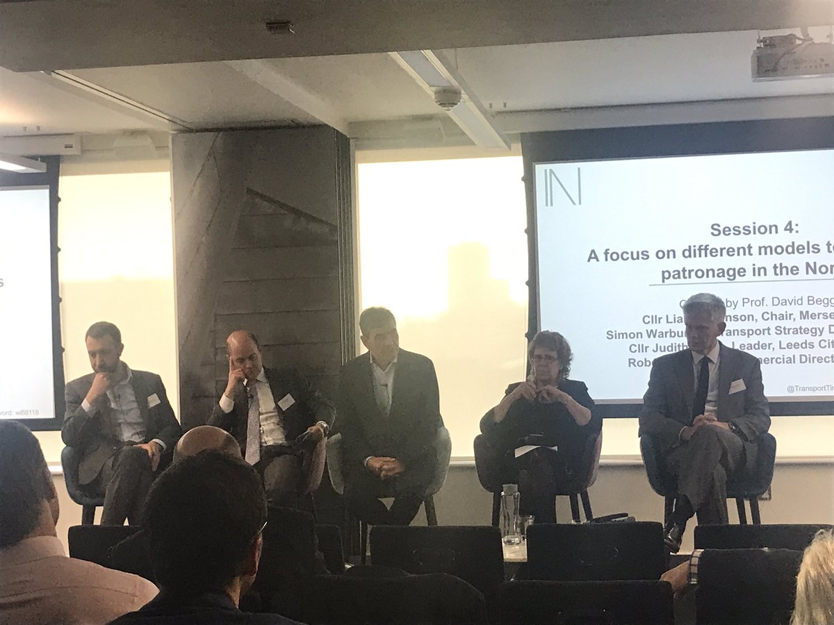 TransportTimes's tweet photo. Prof. David Begg kicks off our session on growing bus patronage in the north, by talking about how the high street is suffering #nets18 https://t.co/UPXFKMaE8X