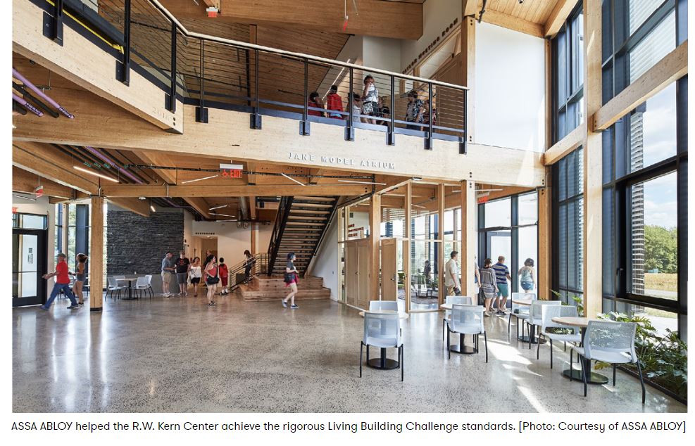 curriesco's tweet photo. How #sustainability and #transparency play into our processes - covered nicely by @GBD_mag. Includes story of our #TrioE #energyefficient door https://t.co/BSqycccGO7 https://t.co/yXfWatUxeE