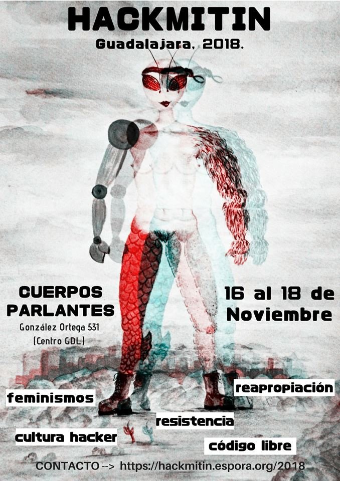 tecnochamana's tweet photo. El #Hackmitin de este año lo alberga un espacio #feminista #CuerposParlantes en #Guadalajara
Qué bonito espacio. Será muy interesante reconocernos en la escucha y en el hack del ser y el hacer.
#Hackmitin2018 https://t.co/RPdjKQwdWV