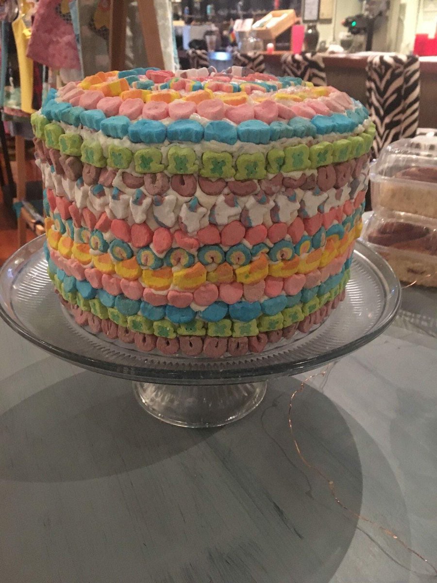 LocalYocalSC's tweet photo. And we can even make you a cake like this Lucky Charms one that is soooo good! https://t.co/deIfPvj9Zv