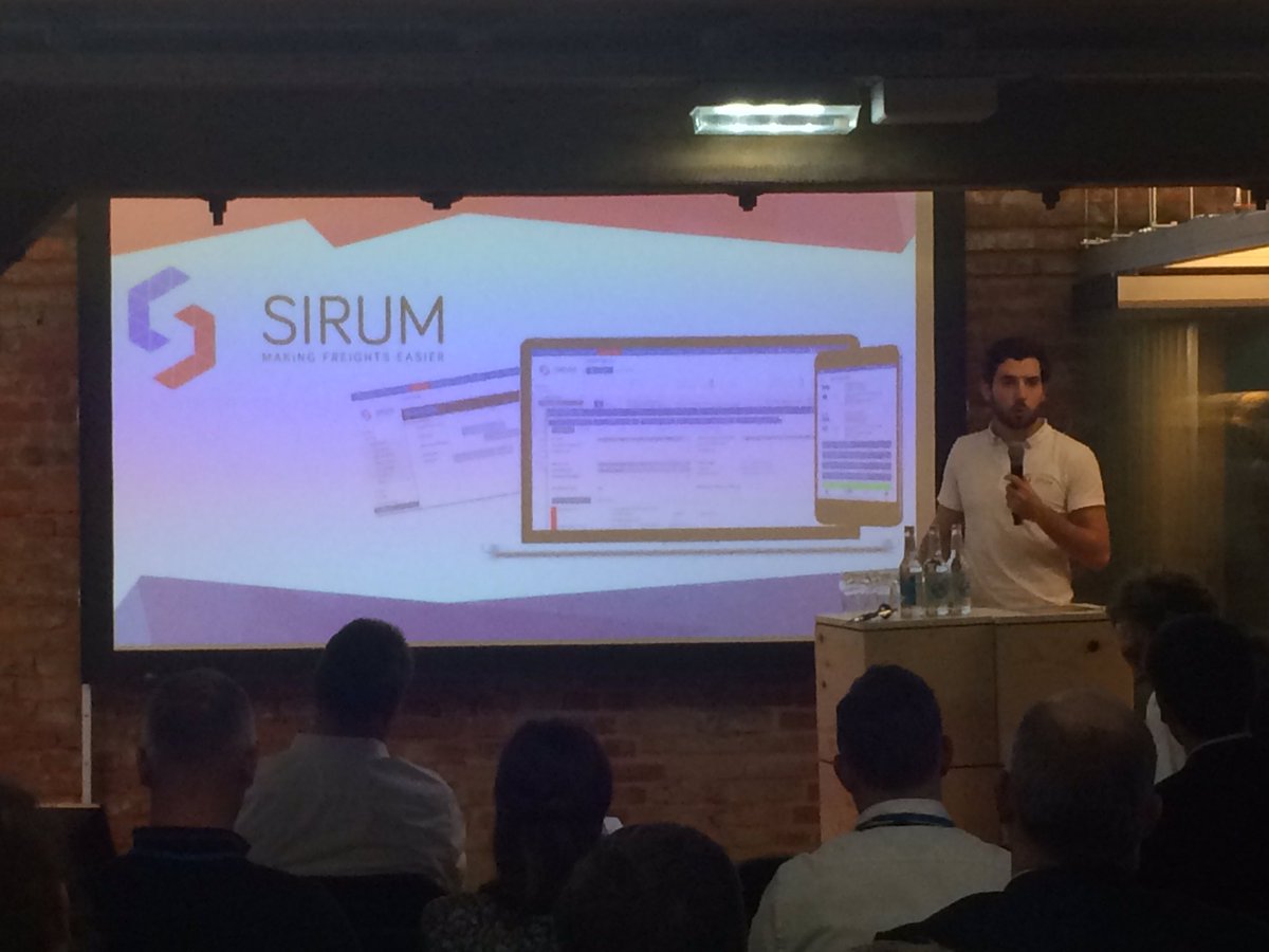 Seit 2 Wochen ist Michael mit <a href="/SirumTms/">SIRUM</a> Mieter im Hub. Heute der erste Pitch beim #BRC18