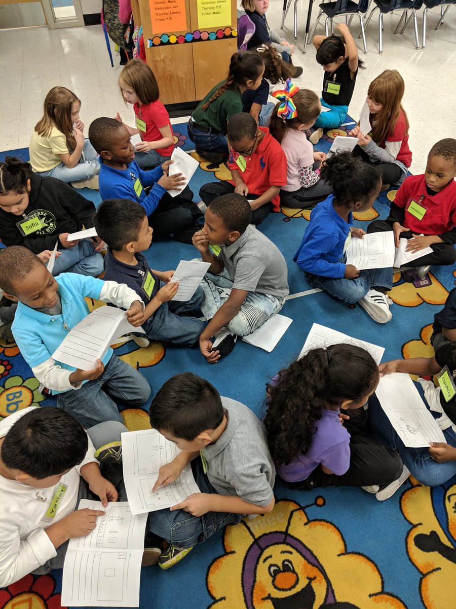 Kindergarten students <a href="/GroveElementary/">GroveElementary</a> share the how to books they wrote during writing workshop. <a href="/whitneegrant/">Whitnee Grant</a> <a href="/nettehearn/">Jeanette Hearn</a> <a href="/eagle_principal/">Principal Eagle</a>
