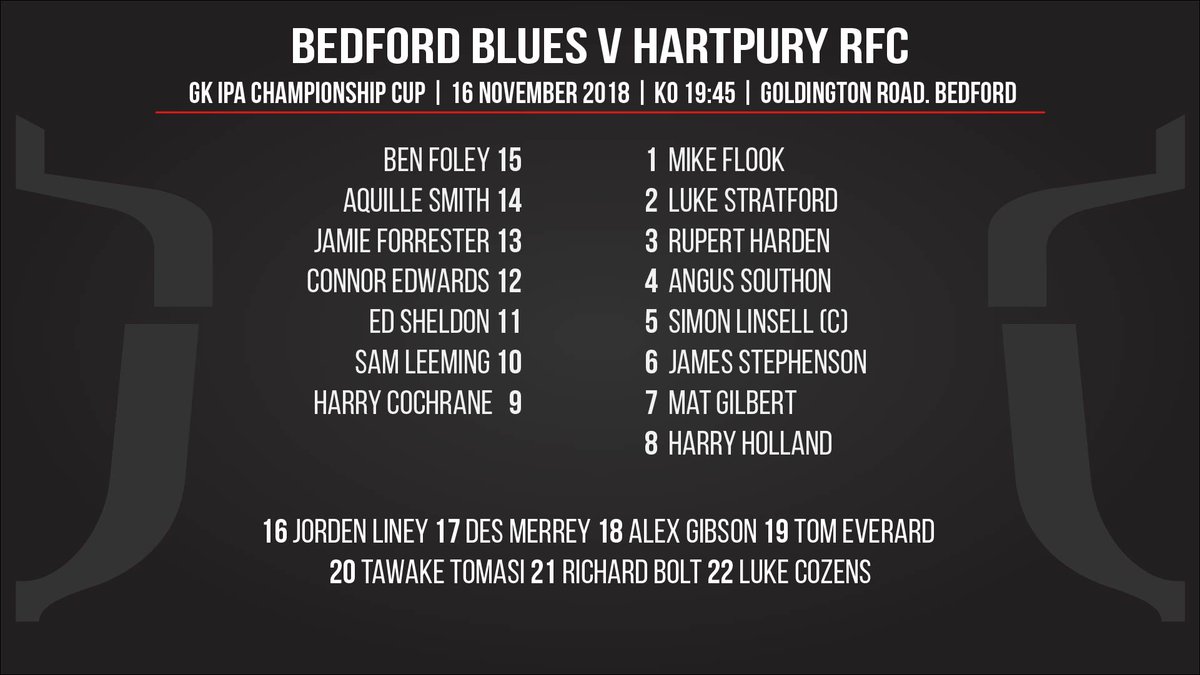 HartpuryRFC's tweet photo. Again, more changes than Theresa May's cabinet as Hartpury name a provisonal 22 to take on @BedfordBluesRFC tomorrow night...
Congrats to @HarryHolland8, Tawake Tomasi and @JordonCTLiney , on RFC debut...
Full story here: https://t.co/Uk9YFsS4MJ
๐ดโซ๏ธ https://t.co/fDks6dvYkE