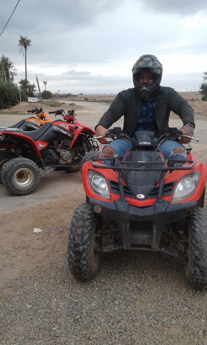 FirstMarrakechT's tweet photo. Our clients enjoyed their day, having fun riding Quad bike in the Palmeraie Marrakech 🤩, with our driver Jamal
#FirstMarrakechTours #Travel #Thingstodo #Activities in #Marrakech #QuadBiking #QuadTours #Quadbike https://t.co/2hU9zGUIS2