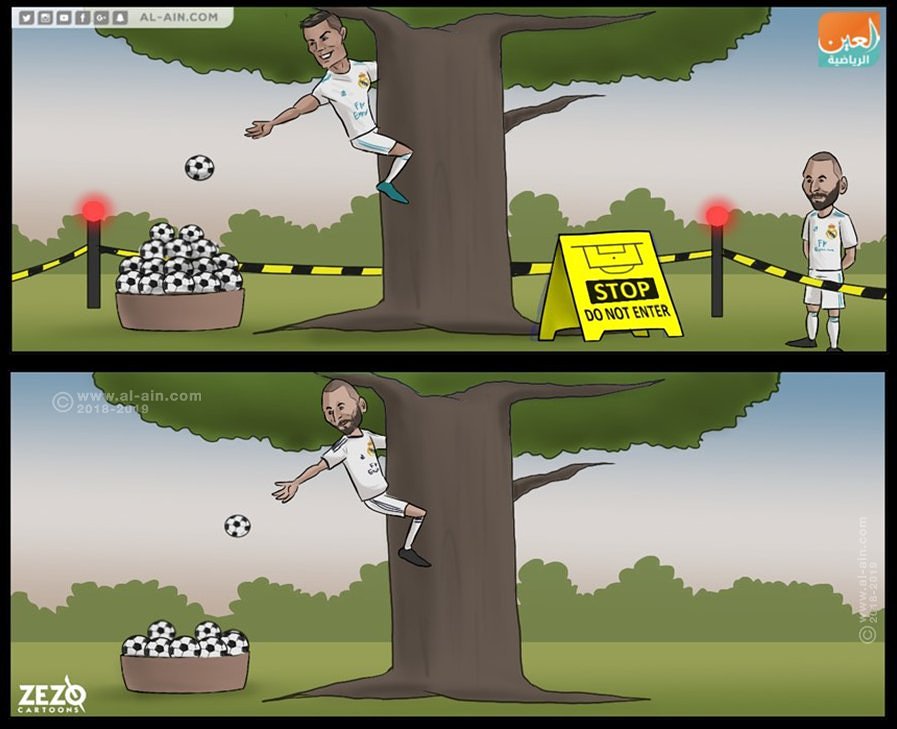ZEZO_CARTOONS's tweet image. Benzema !