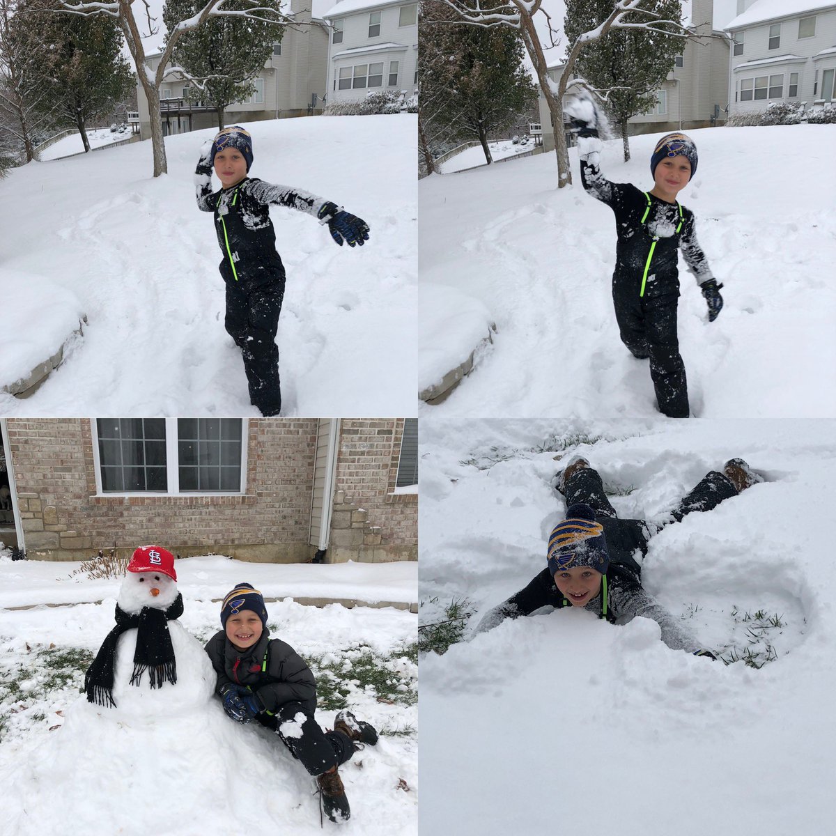 mwhitey27's tweet photo. #Snowday=#Armslot #LongToss #Intent #Snowman #Snowangels #CardsBaseball @hitsumjaxs @bascha1 https://t.co/pbo9Y6O2EQ