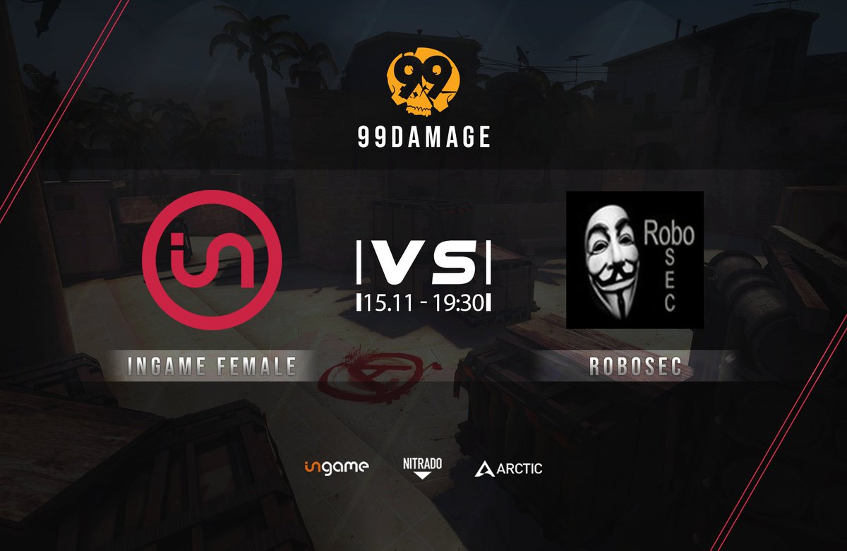 MRRED_CS's tweet photo. Unser Female Team hat heute Abend ein Match.
๐ฏ Ingame Female ๐ #RoboSEC
๐ @99DAMAGEde Starter 34
๐ข 19:30
๐๏ธ Casted by @Adlerwache1993
๐บ https://t.co/KkNv8i12U6
#GoINGAME #wingame #CSGO #99LIGA https://t.co/czooYISmjE