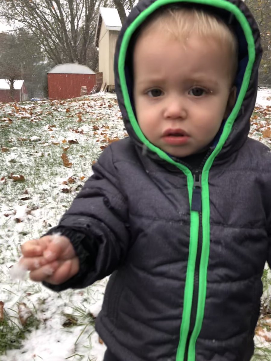 Oliver wants to remind you to bring your cans for the LAST DAY of the food drive tomorrow despite the fact that the nasty white stuff is coming down...