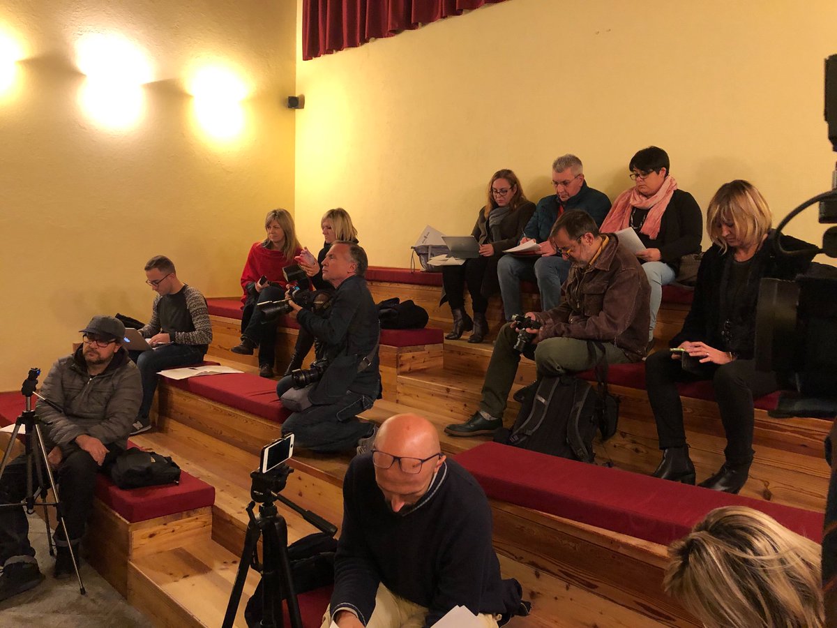 Conferenza stampa per la presentazione dell’edizione 2018 del Modon d’Or al magazzino per la stagionatura delle Fontine di Valpelline