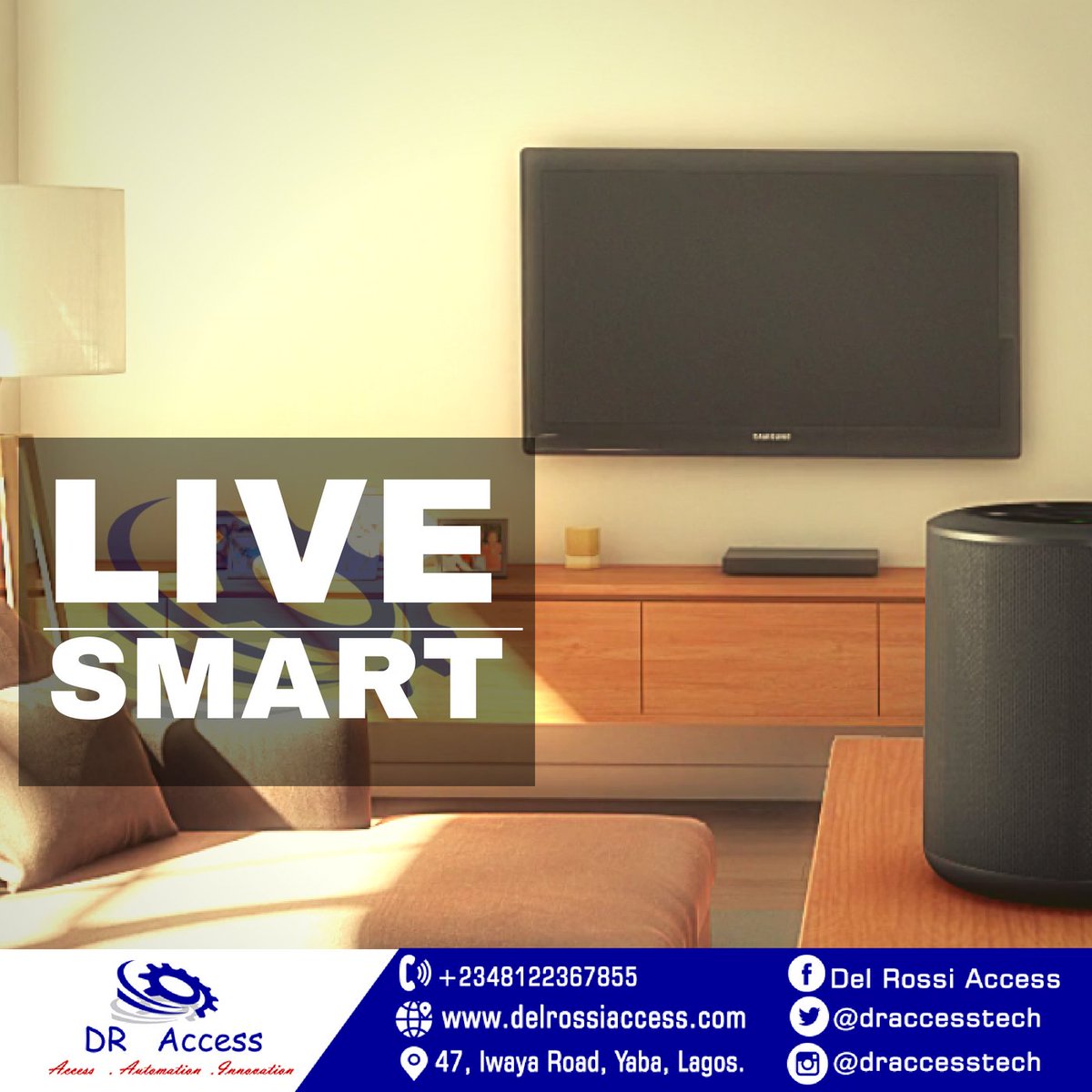 draccesstech's tweet photo. Do you know there's every possibility of being able to control your homeβs functions from a distance?
You're yet to witness the new trend?
Call Us Today: 08122367855
Email: info@delrossiaccess.com
#Smart_Living #Home_Automation #DR_Access #Access #Innovation #Automation #Tech https://t.co/yE6PDqxVit