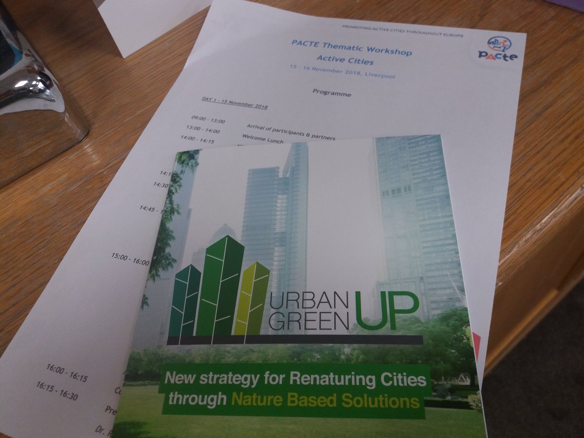 Talking #Activecities in #Liverpool and how @lpoolcouncil are working in partnership to increase physical activity & mental wellbeing through @urbangreenUP