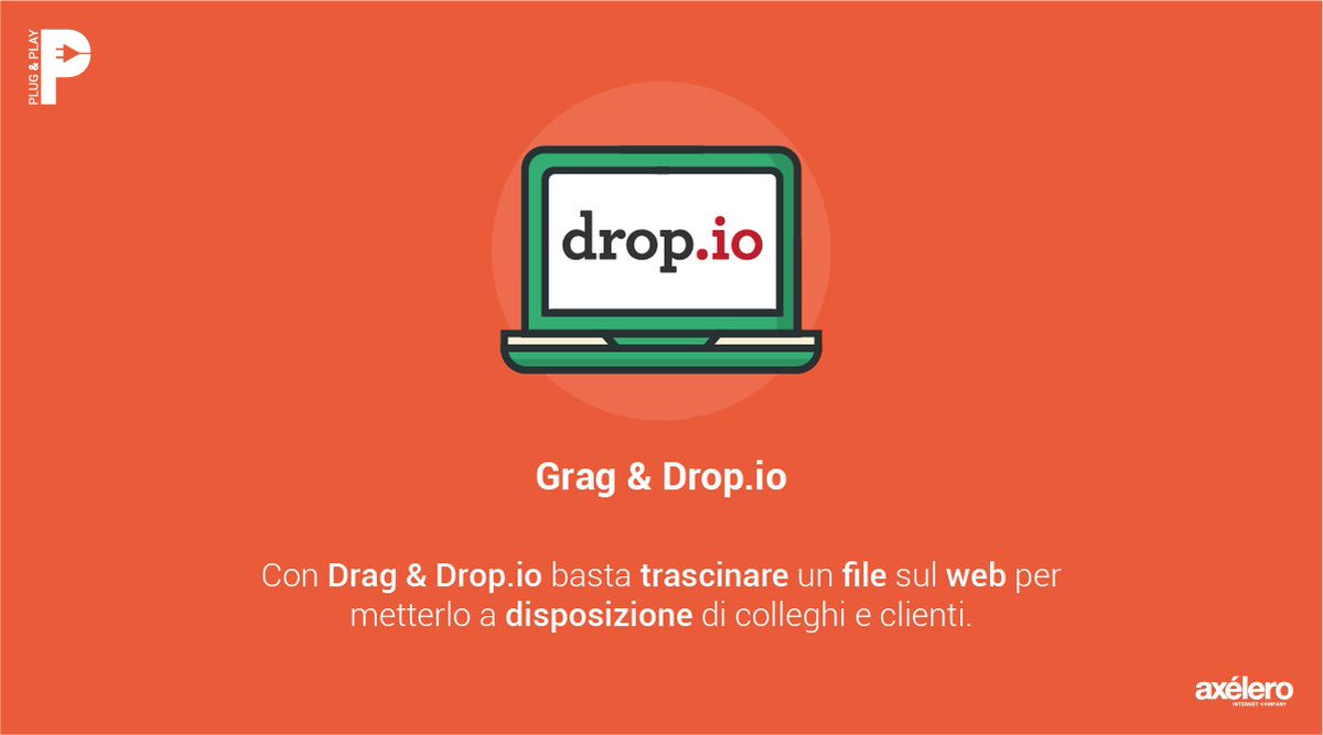 Drag &amp; Drop.io è l'estensione Firefox per condividere file anche pesanti con colleghi e clienti direttamente sul Web: selezioni il file, lo trascini in un'altra posizione ed è fatta. #plug&amp;play #PMIdigitaltransformation