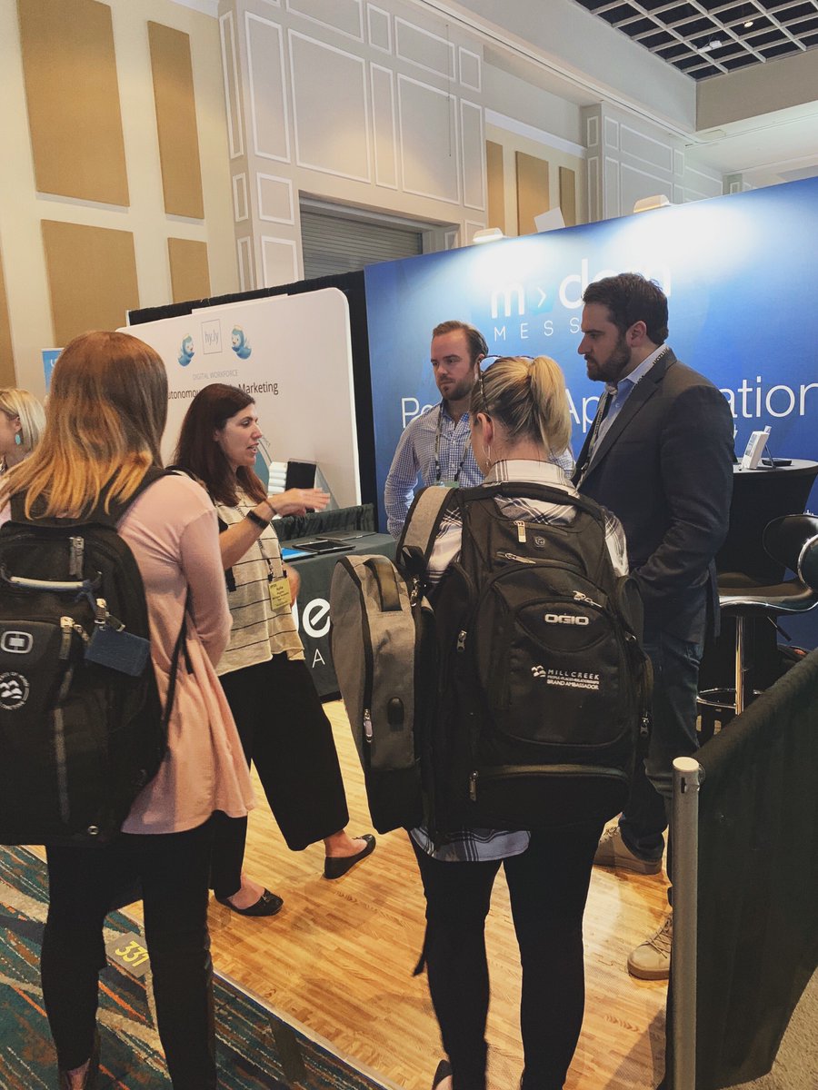 modernmsg's tweet image. Are you in #Orlando enjoying #OPTECH18? If so, come say hi to our Modern Message Team at Booth 331!
