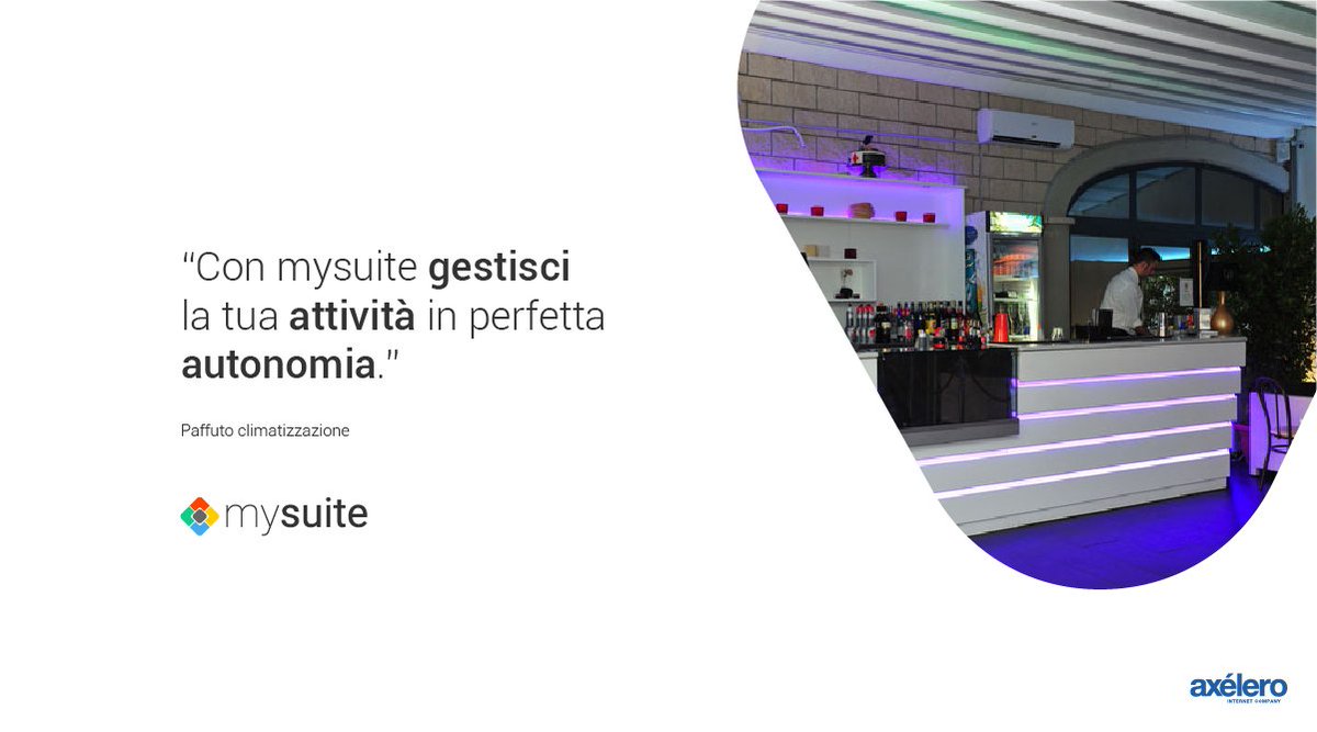 Sintesi, completezza, autonomia: solo tre parole per descrivere la qualità di un prodotto #axelero: #mysuite #PMIdigitaltransformation
