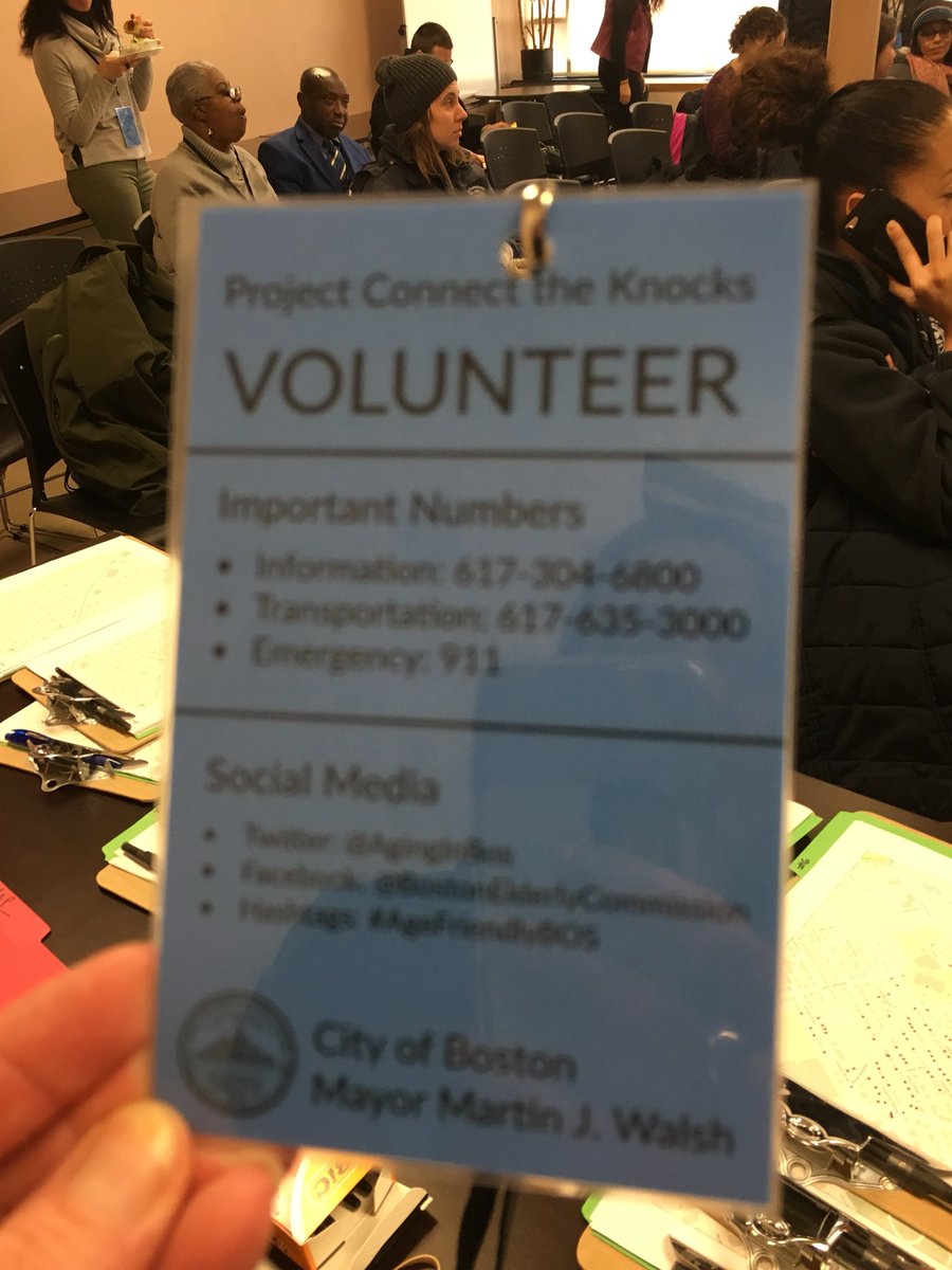 BSHC's tweet photo. Let the door knocking begin! @AgingInBos Connect the Knocks event connecting #Mattapan isolated seniors &amp; their #caregivers with resources like @BostonElderINFO #BostonSeniors https://t.co/4cJ9ibFWud