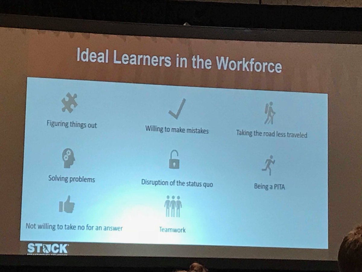 OCONBukal's tweet photo. What are we doing now to help our learners prepare for the workforce? We can’t wait for tomorrow. @JerryJendusa #PLconf18 https://t.co/GyD7vSkvxL