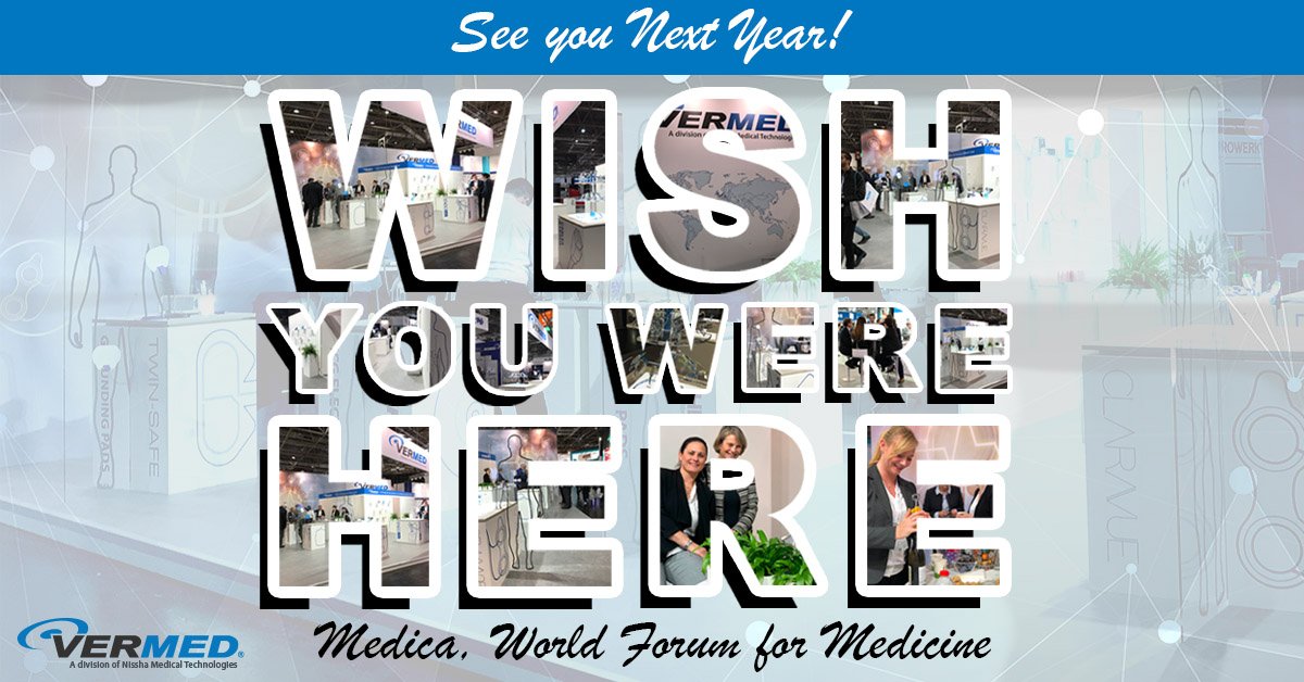 VermedGlobal's tweet photo. Thank you, for visiting us at MEDICA 2018! Didn’t get a chance to stop by and see us? Visit, https://t.co/zyoBJLqNq6 to view all of our product lines and learn more.

See you next year!

#Vermed #MEDICA https://t.co/1hkhmyCLEV