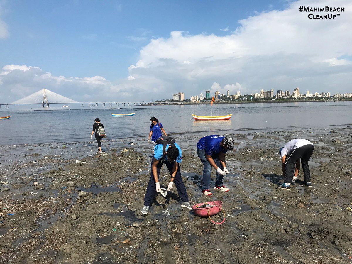 IndranilRabia's tweet photo. "Be not afraid of going slowly; be afraid only of standing still".  
- Chinese Proverb 

Join us as we continue to battle the plastic menace at our shores, one day at a time.

Saturday, November 17th from 8-10 AM.
Entry is next to Al-Bahr CHS, Veer Sawarkar Marg, Mahim (W) https://t.co/DihhWYsm7e