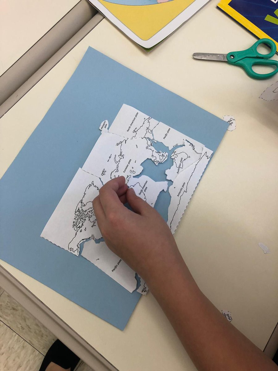 NAISNY's tweet photo. Year 3 made their own tectonic plate jigsaws to understand how they fit together in our world #nyclearning #naebeambitious #ipc https://t.co/XwDbYj2wRy