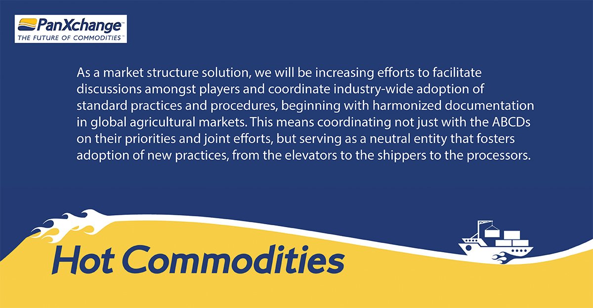 PanXchange's tweet photo. An excerpt from the latest #HotCommodities on the theoretical value of #blockchain for physical #commodities. A lot needs to be done before mass-market adoption becomes a reality. https://t.co/bpiFV6l8Ys