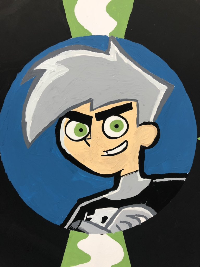 @Nickelodeon. my final design piece. of course i had to do danny phantom. t...