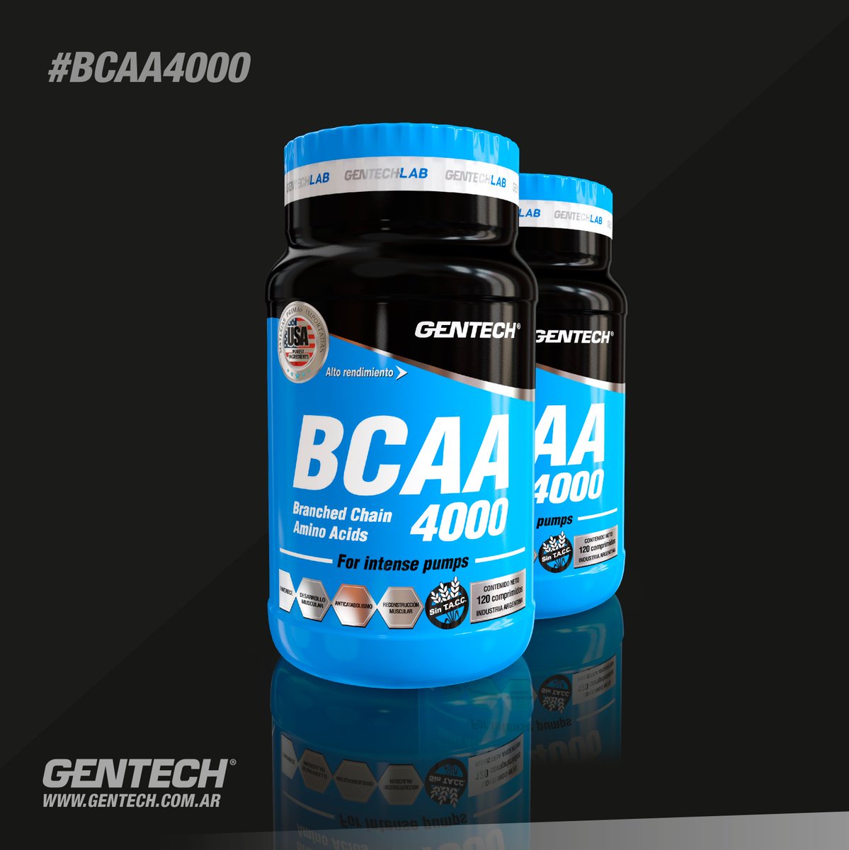 gentecharg's tweet photo. 👉Conocé los beneficios de 💪BCAA 4000, los aminoácidos que te ofrecen un soporte para entrenamientos intensos.

🔹 DISMINUCIÓN DE RUPTURA MUSCULAR
🔹PREVENCIÓN DE FATIGA MUSCULAR
🔹POTENCIA LA RECUPERACIÓN

#gentecharg #jueves #bcaa4000 #aminoacidos #suplementaciondeportiva https://t.co/zw4JFDHvAO