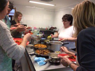 ACFN_'s tweet photo. See pictures from the Training 4 Training this week. The group learned how to teach a community cooking class and were challenged to make meals from surplus produce. Best of luck to all who took part - keep in touch to let us know how your community cooking classes go! https://t.co/6PasvptitU
