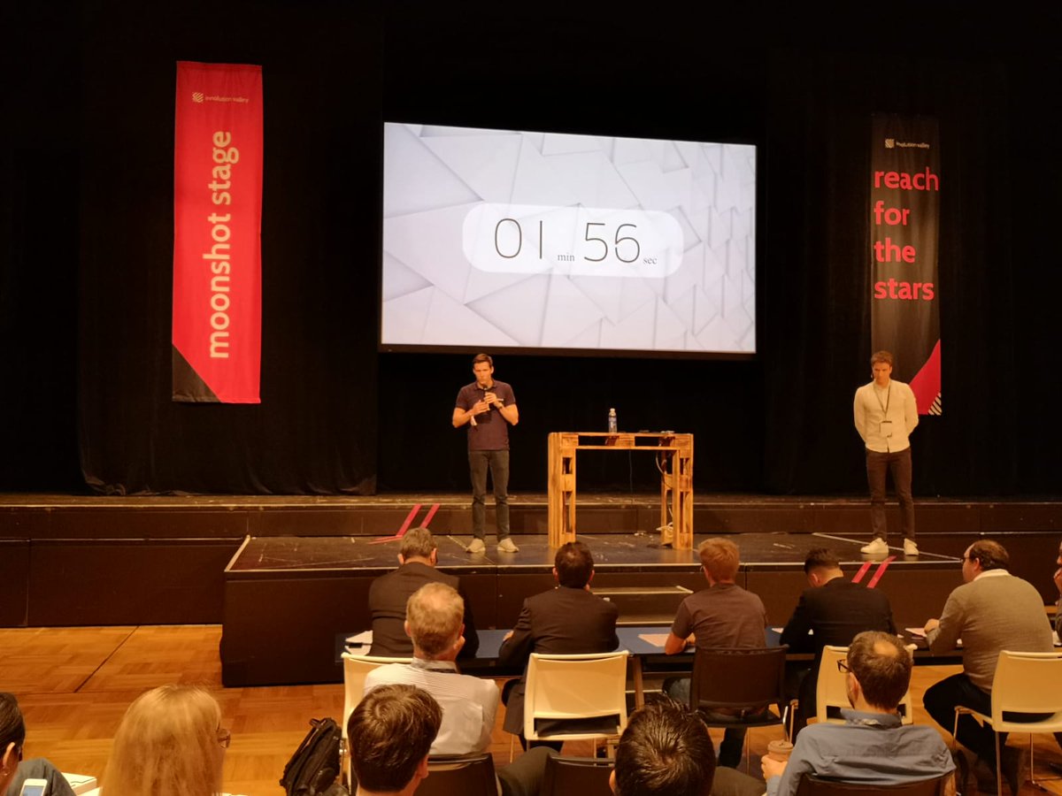 MotionMiner's tweet photo. Live von der @innolutionevent. Drückt uns die Daumen beim #Pitch Event! @DigiHubLog @FraunhoferIML #innolution #innolutionvalley #startup #logistics https://t.co/BviwQESXsh
