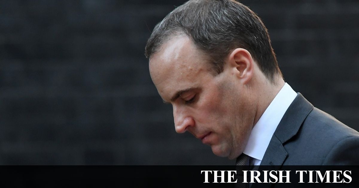 WMIrishBusiness's tweet photo. “Britain’s Brexit secretary Dominic Raab led a series of resignations from Theresa May’s cabinet on Thursday in the wake of the publication of a draft agreement on Britain’s exit from the European Union.

” https://t.co/Y2GV0bex9F https://t.co/pXaTyFA9J9