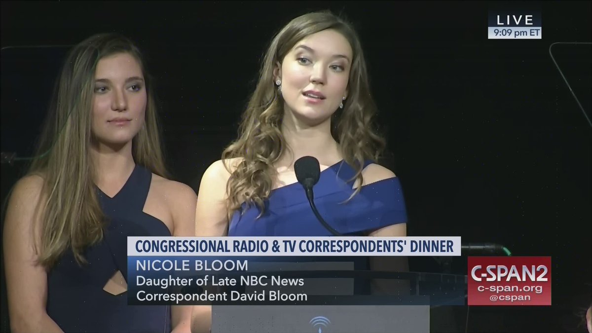Howard Mortman On Twitter The David Bloom Daughters Grow Up At The Radio Tv Correspondents Dinner Now The Congressional Correspondents Dinner Https T Co Vbugedappj