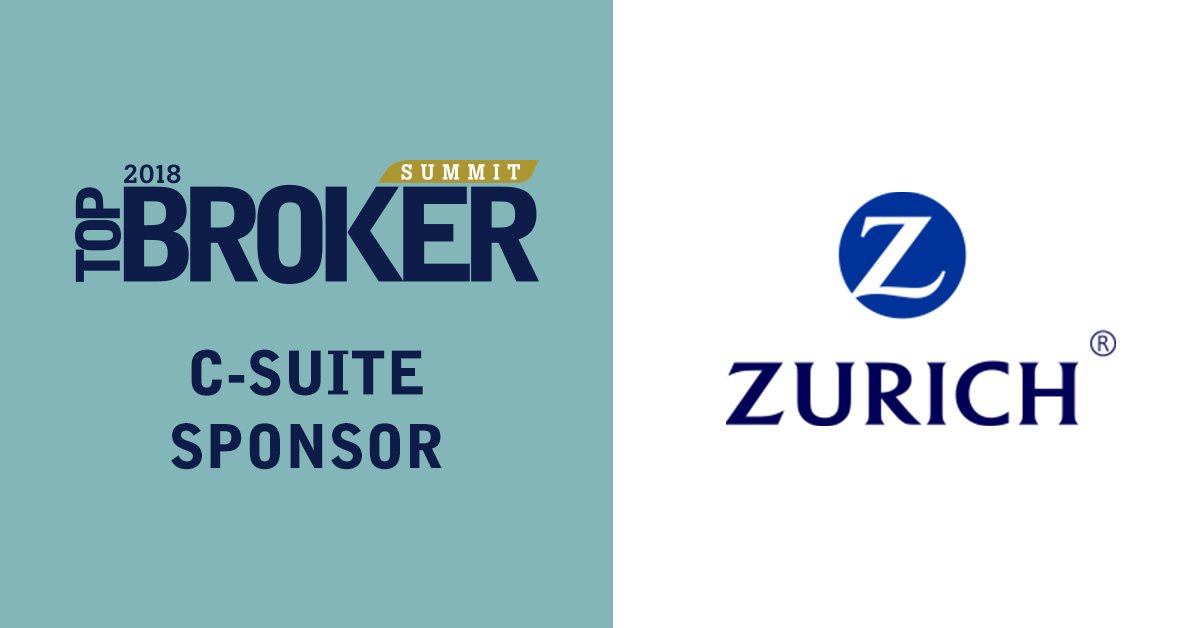 One of our C-Suite Sponsors at this years #TopBrokerSummit is <a href="/Zurich/">Zurich Insurance</a> Insurance Group! They've been applying their expertise and experience so that their customers can have the very best protection for the things they value. Register for the summit at buff.ly/2FeXtQs