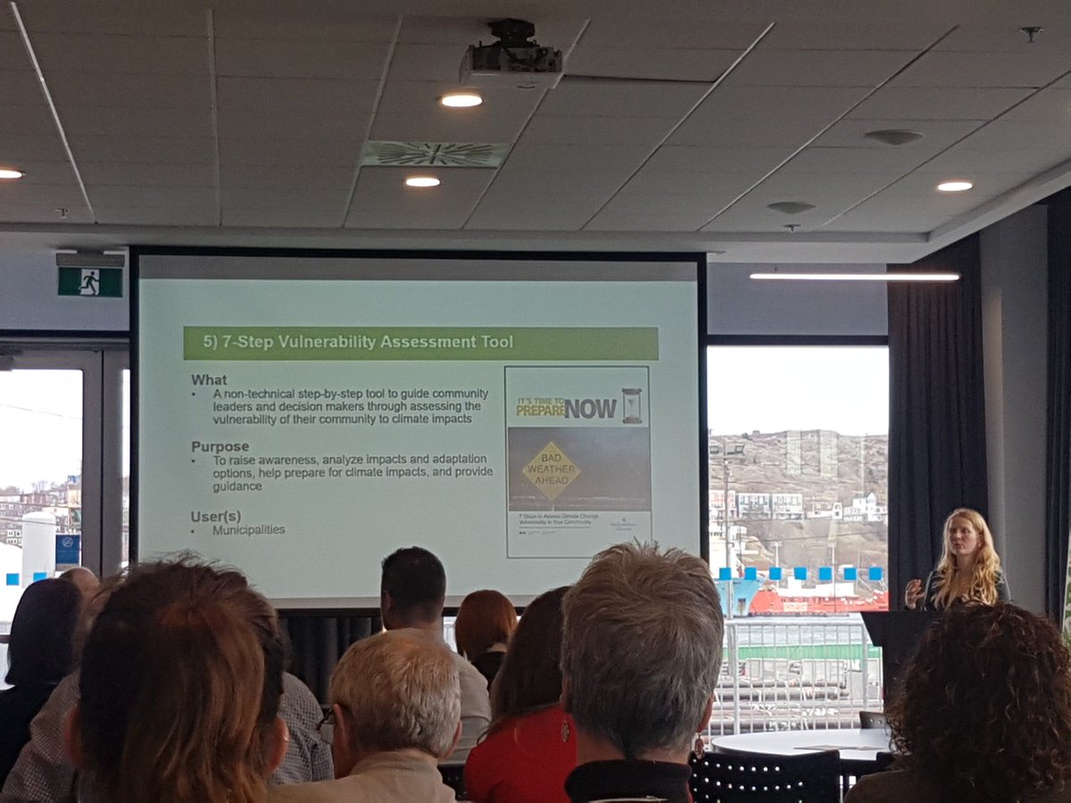 CorpsNL's tweet photo. Great information from Kim Olsen of @MAE_GovNL , sharing details on the Climate Change Vulnerability Assessment tool! This tool is a non-technical approach for municipalities to take action on climate change adaptation.🙌
Keep an eye out!👀
#LCF2018 https://t.co/SQ8u410if0