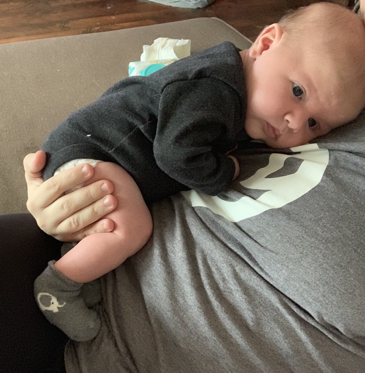 _SajnaK's tweet photo. Mama's little cuddlebug 😍 https://t.co/rEDL8YkTH0