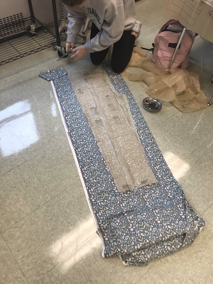 MrsRingstaff's tweet photo. Fashion Design students making pajama pants. #comfyandcute https://t.co/MtEyGkQemb