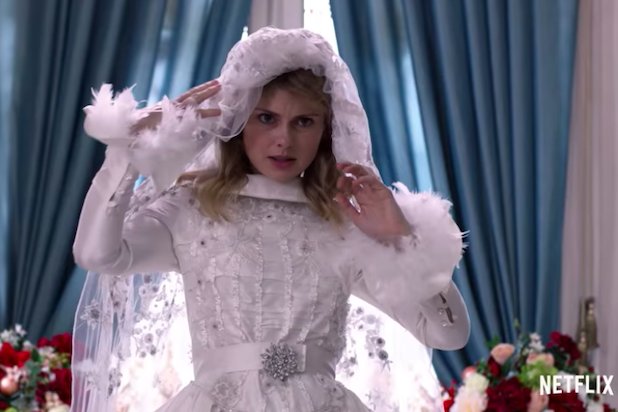 TheWrap's tweet photo. 'A Christmas Prince: The Royal Wedding': Amber Is a 'Bridezilla in Reverse' - Whatever That Means (Video)

CC: @Netflix

#AChristmasPrince #AChristmasPrinceTheRoyalWedding #ACP2 https://t.co/CbRWCuXE0Z https://t.co/SjST0Rjcxz