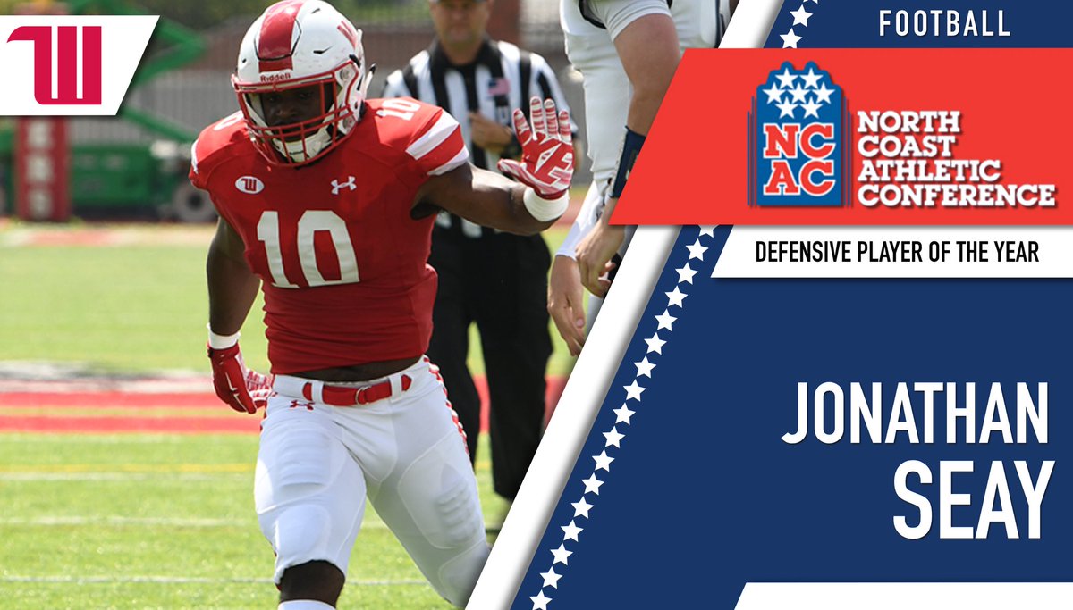 NCAC's tweet photo. NCAC Football Defensive Player of the Year

Jonathan Seay - Wittenberg https://t.co/c3qJHGMB7x