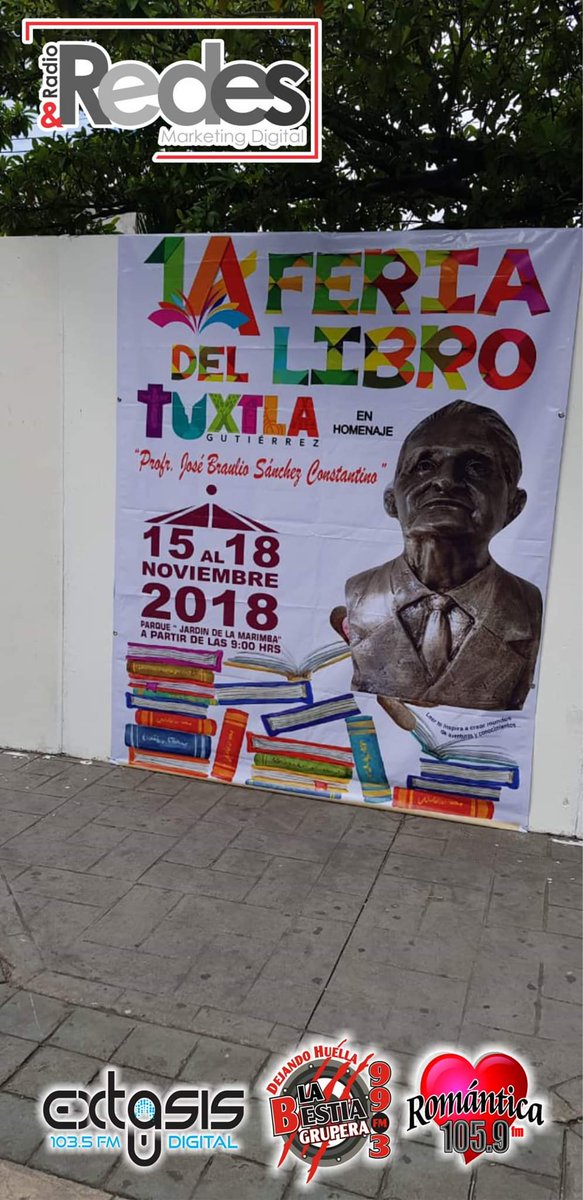 RadioRedes2's tweet photo. PORQUE LA SABIDURÍA SE OBTIENE A TRAVÉS DE LAS PÁGINAS
TE ESPERAMOS EN LA FERIA DEL LIBRO https://t.co/fj8eGNKD8N