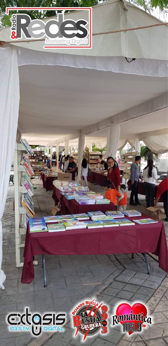 RadioRedes2's tweet photo. PORQUE LA SABIDURÍA SE OBTIENE A TRAVÉS DE LAS PÁGINAS
TE ESPERAMOS EN LA FERIA DEL LIBRO https://t.co/fj8eGNKD8N