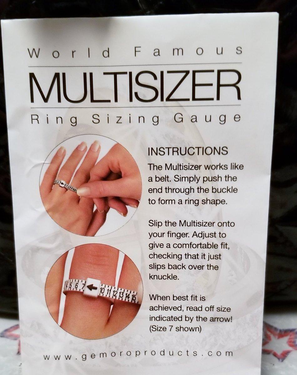 AngieWagg's tweet photo. This is perfect to measure that special someone's ring size. 
Measures ring sizes from 1 - 17. Easy to use and works easily. 

https://t.co/SHky40yu80

#glitzdesign #14k #18k #gotitatadiscount #gemoro #multisizer #precision #fingersizer https://t.co/dAkp1TsLNi