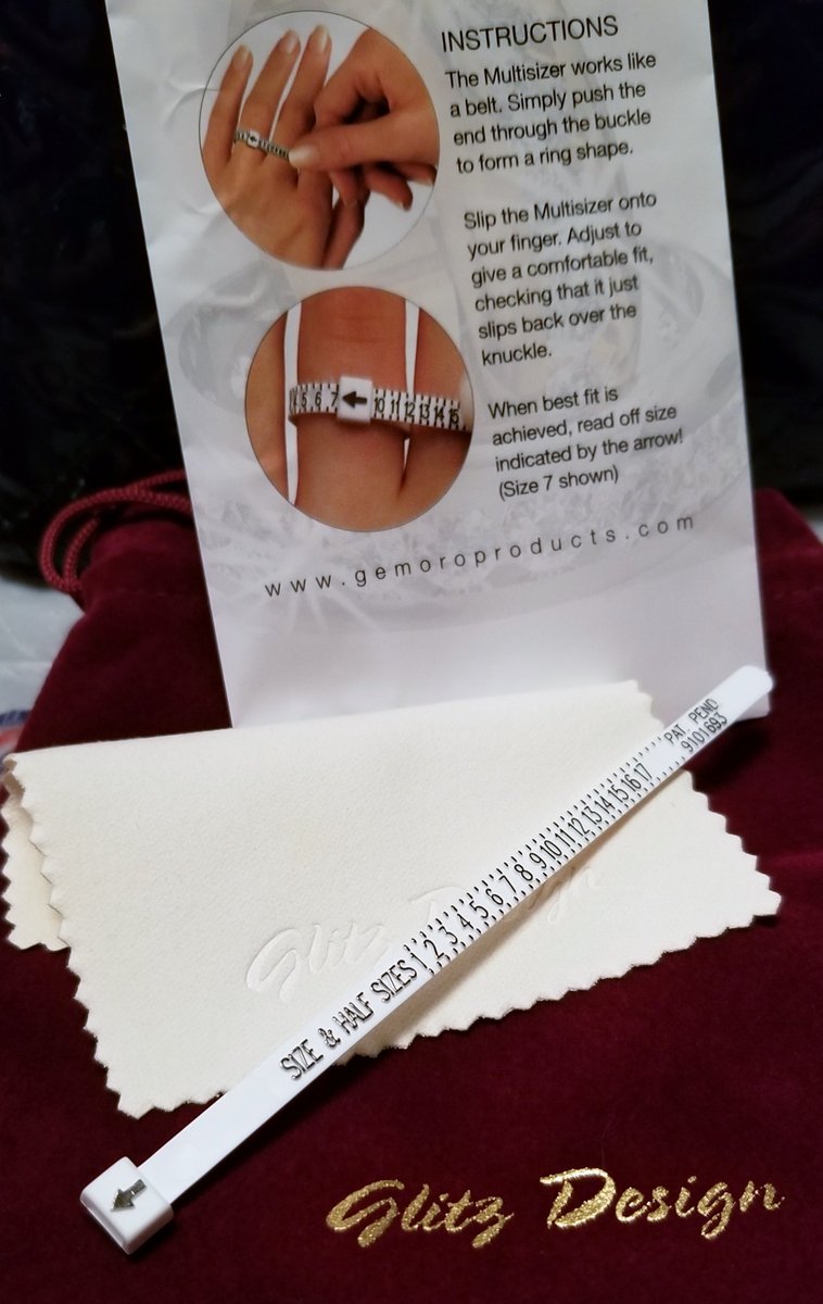 AngieWagg's tweet photo. This is perfect to measure that special someone's ring size. 
Measures ring sizes from 1 - 17. Easy to use and works easily. 

https://t.co/SHky40yu80

#glitzdesign #14k #18k #gotitatadiscount #gemoro #multisizer #precision #fingersizer https://t.co/dAkp1TsLNi