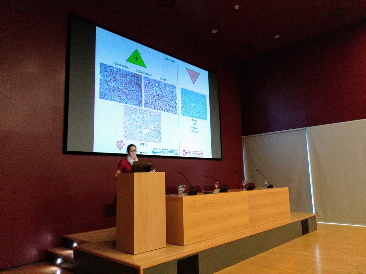 AnitaBuendia's tweet photo. I CURSO DE ACTUALIZACIÓN MULTIDISCIPLINAR EN UROPATOLOGÍA. Hospitales Universitarios del Vinalopó y Torrevieja. Tumor adenomatoide paratesticular. Dra. Soto García. @sortizreina @ReyPathology @apmur1 @SEAP_IAP https://t.co/pq8VJ00Ya1