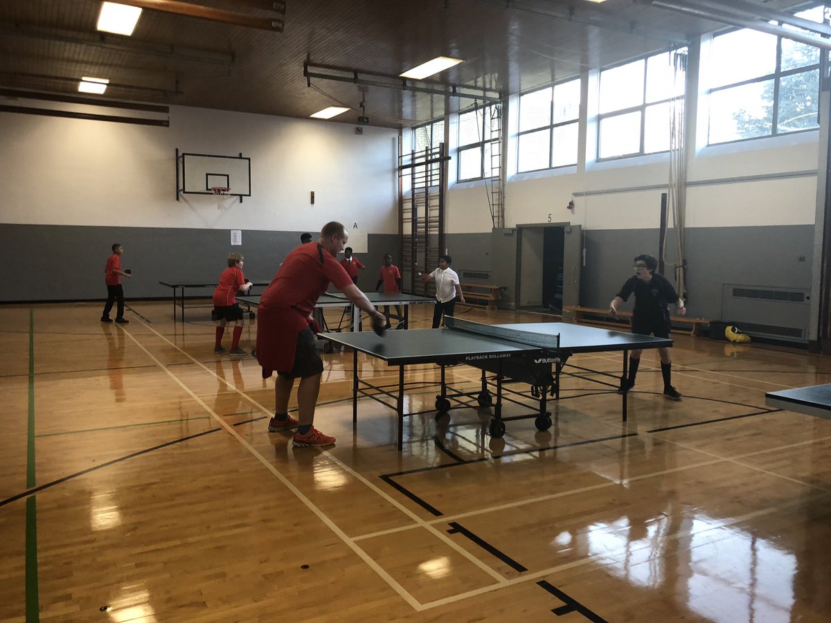 TrinityHighPE's tweet photo. Our new Table Tennis club is up and running by @TrinityHighSci staff. Great to see so many different pupils down in PE. #teamtrinity #oneteam #sciencetakeover https://t.co/XHamYlCIGT